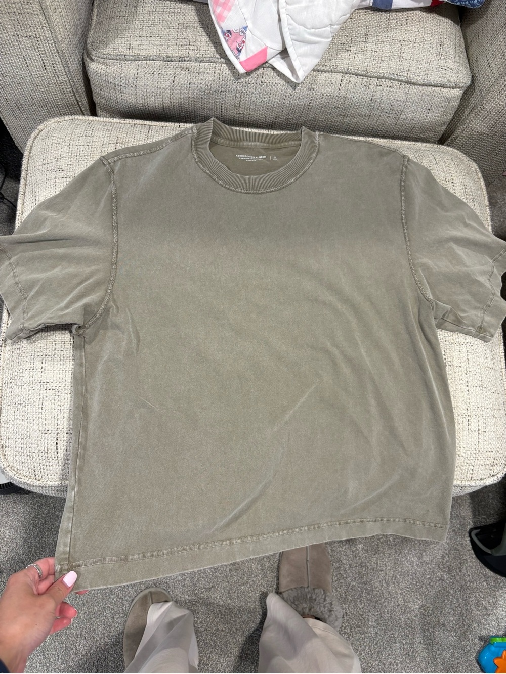 Men’s Abercrombie Premium Essentials Cropped Tee